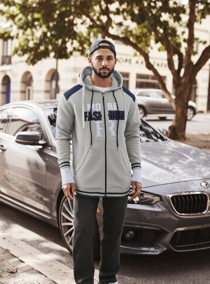 Trendy Fleece Lined Hoodie