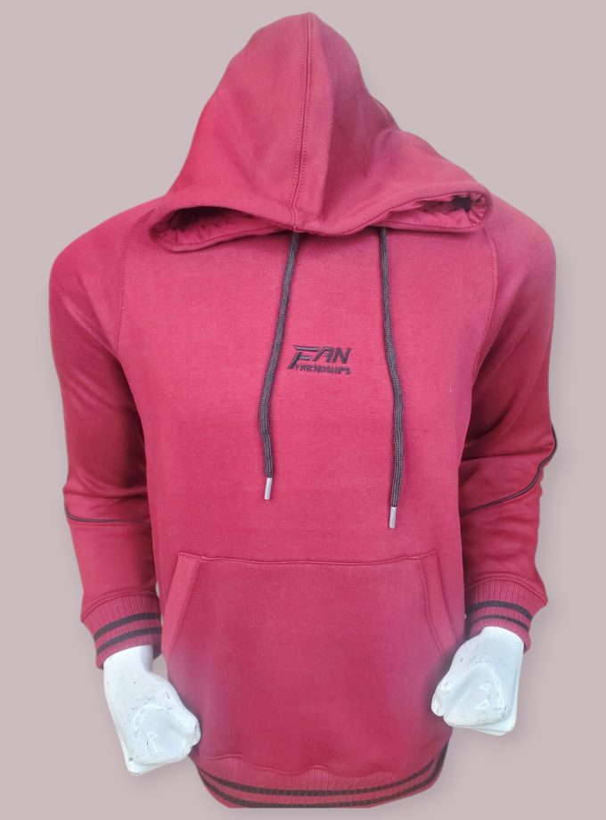 Crimson Edge Pullover