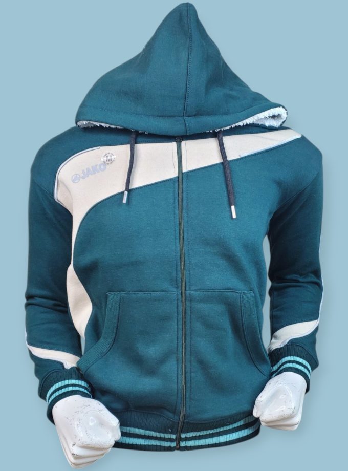 Green JAKO Premium Fleece-Lined Hoodie