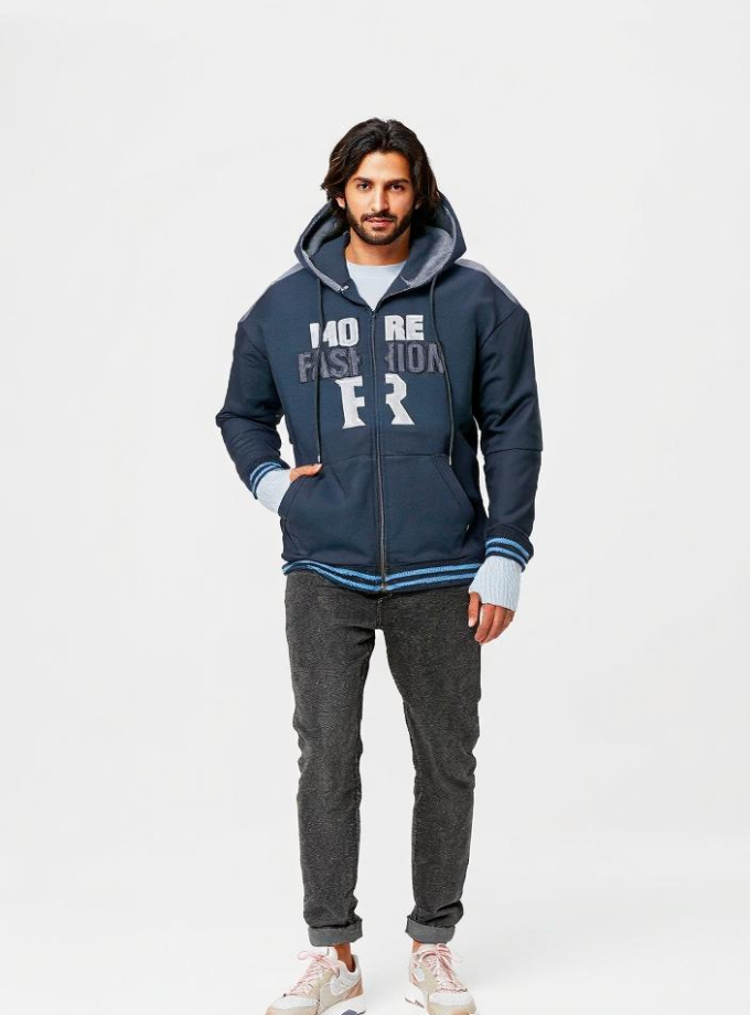 Trendy Fleece Lined Hoodie